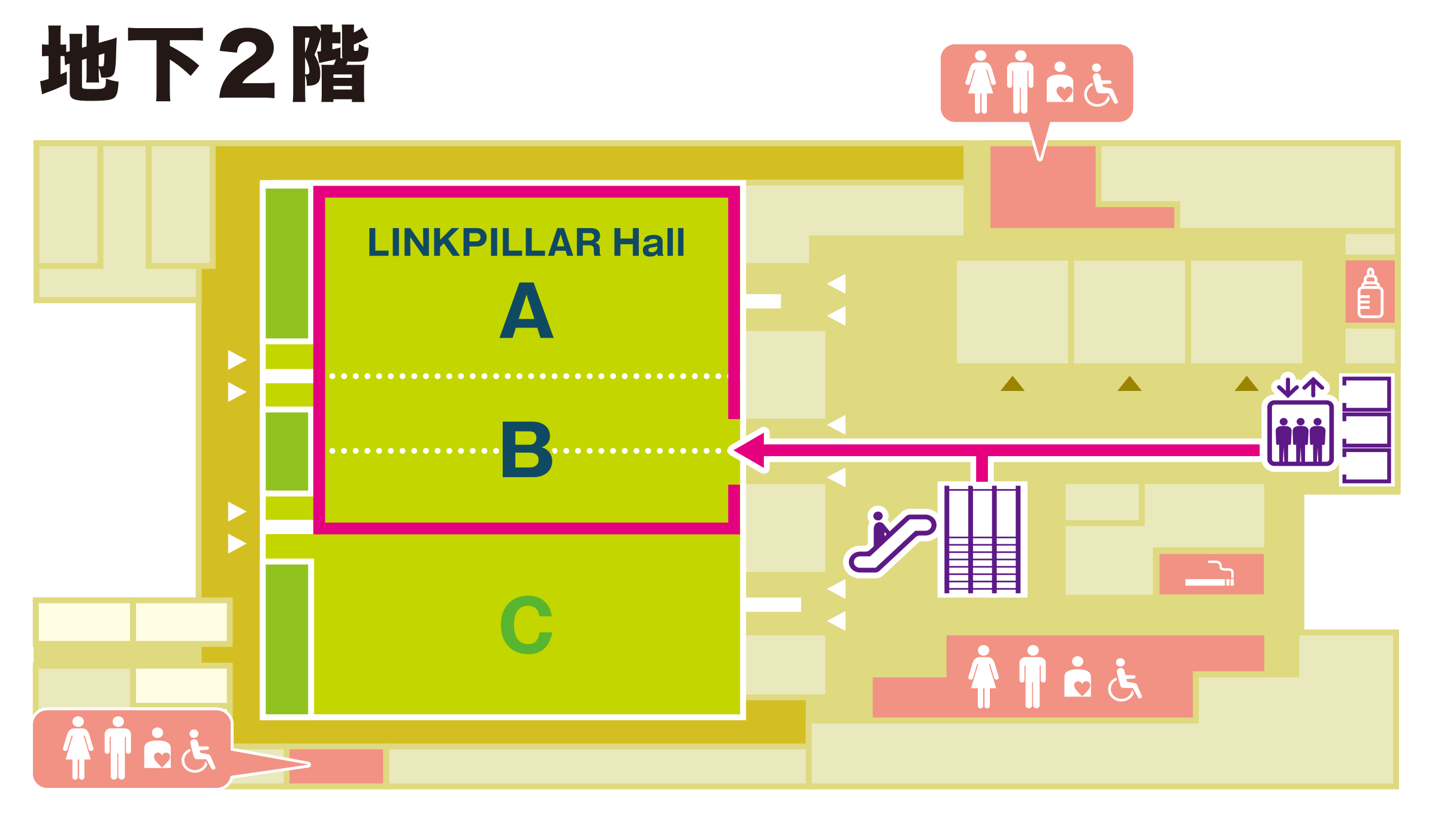 地下2階地図